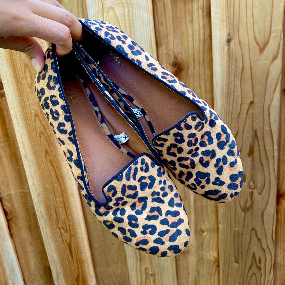 Target Mossimo cheetah loafers - size 7